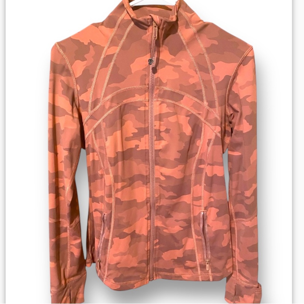Coral Camo LuluLemon Althletica Define Jacket